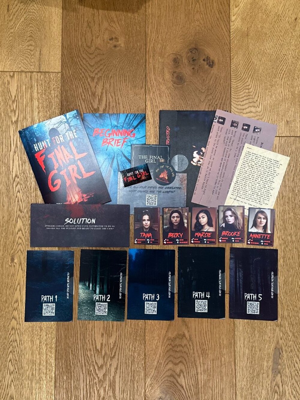 The Deadbolt Mystery Society Puzzle Box Set (Hunt For The Final Girl) - Picture 7 of 7